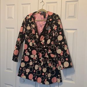 Polka dot raincoat